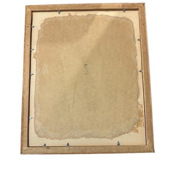 Vtg Signed Boden Water Color on Paper Still Life Books Fruit Vase Jug 11x9.5” EC - Picture 10 of 10